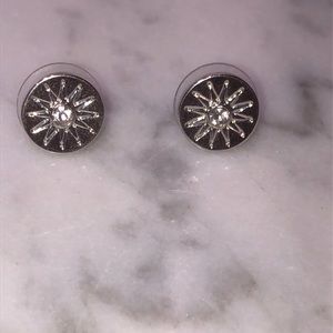 Sun stud earrings